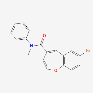 7-bromo-N-methyl-N-phenyl-1-benzoxepine-4-carboxamide