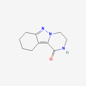 3,4,7,8,9,10-Hexahydropyrazino[1,2-b]indazol-1(2H)-one