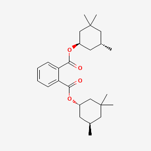 molecular formula C26H38O4 B1498126 1-O-[(1S,5R)-3,3,5-Trimethylcyclohexyl] 2-O-[(1R,5S)-3,3,5-trimethylcyclohexyl] benzene-1,2-dicarboxylate CAS No. 245652-82-8