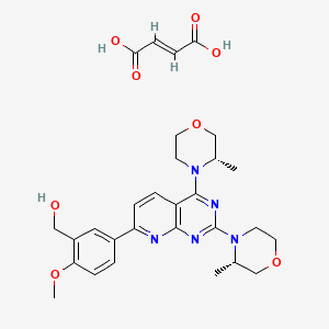 molecular formula C29H35N5O8 B1498130 AZD-8055 fumarate CAS No. 1201799-05-4