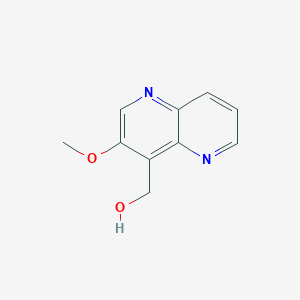 molecular formula C10H10N2O2 B1498135 (3-Methoxy-1,5-naphthyridin-4-YL)methanol CAS No. 1192255-92-7