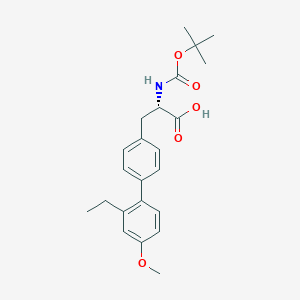 molecular formula C23H29NO5 B1498147 Boc-4-(4-methoxy-2-ethylphenyl)-L-phenylalanine CAS No. 872142-88-6