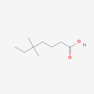 molecular formula C9H18O2 B1498152 5,5-二甲基庚酸 CAS No. 52146-21-1