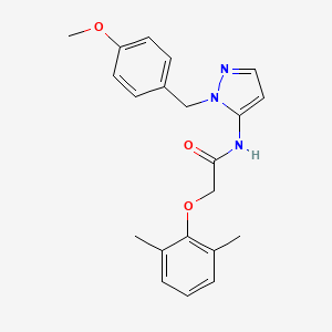 2-(2,6-dimethylphenoxy)-N-[1-(4-methoxybenzyl)-1H-pyrazol-5-yl]acetamide