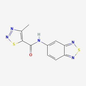 N-(2,1,3-benzothiadiazol-5-yl)-4-methyl-1,2,3-thiadiazole-5-carboxamide