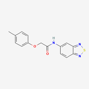 molecular formula C15H13N3O2S B14981608 N-(2,1,3-benzothiadiazol-5-yl)-2-(4-methylphenoxy)acetamide 