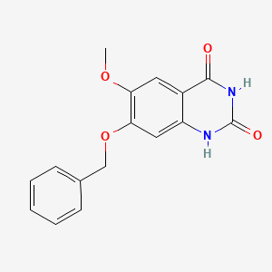 molecular formula C16H14N2O4 B1498164 7-(Benzyloxy)-6-methoxyquinazoline-2,4(1H,3H)-dione CAS No. 60548-00-7
