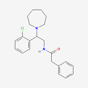 N-[2-(azepan-1-yl)-2-(2-chlorophenyl)ethyl]-2-phenylacetamide