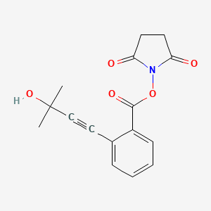 2,5-Dioxopyrrolidin-1-yl 2-(3-hydroxy-3-methylbut-1-yn-1-yl)benzoate