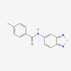 molecular formula C14H11N3OS B14981692 N-(2,1,3-benzothiadiazol-5-yl)-4-methylbenzamide 