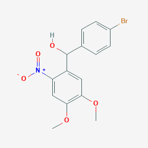 (4-Bromo-phenyl)-(4,5-dimethoxy-2-nitro-phenyl)-methanol