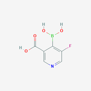 4-Borono-5-fluoronicotinic acid