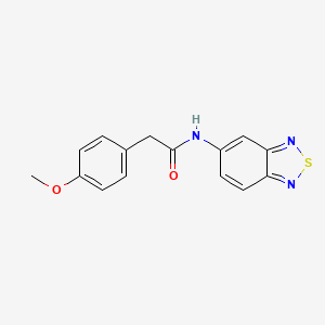 N-(2,1,3-benzothiadiazol-5-yl)-2-(4-methoxyphenyl)acetamide