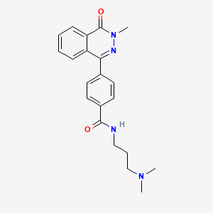 N-[3-(dimethylamino)propyl]-4-(3-methyl-4-oxo-3,4-dihydrophthalazin-1-yl)benzamide