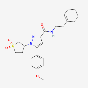 N-[2-(1-Cyclohexen-1-yl)ethyl]-5-(4-methoxyphenyl)-1-(tetrahydro-1,1-dioxido-3-thienyl)-1H-pyrazole-3-carboxamide