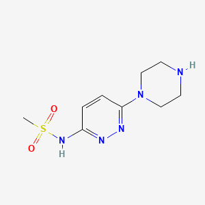 N-[6-(1-Piperazinyl)-3-pyridazinyl]methanesulfonamide