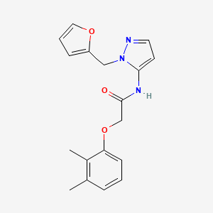 2-(2,3-dimethylphenoxy)-N-[1-(furan-2-ylmethyl)-1H-pyrazol-5-yl]acetamide