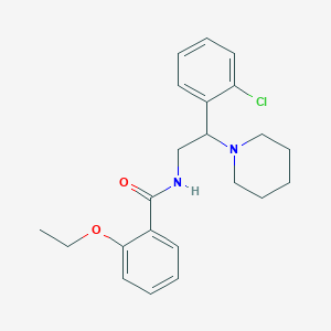 N-[2-(2-chlorophenyl)-2-(piperidin-1-yl)ethyl]-2-ethoxybenzamide