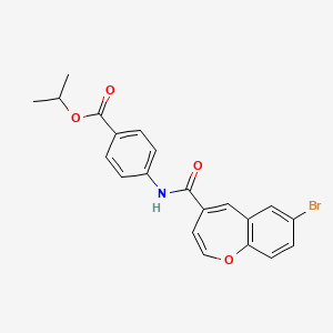 Propan-2-yl 4-{[(7-bromo-1-benzoxepin-4-yl)carbonyl]amino}benzoate