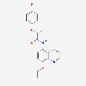 molecular formula C20H19FN2O3 B14981992 N-(8-ethoxyquinolin-5-yl)-2-(4-fluorophenoxy)propanamide 