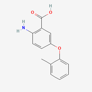 2-Amino-5-(2-methylphenoxy)benzoic acid
