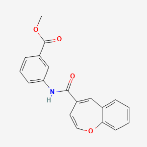 Methyl 3-[(1-benzoxepin-4-ylcarbonyl)amino]benzoate