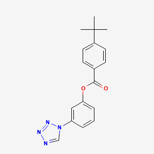 3-(1H-tetrazol-1-yl)phenyl 4-tert-butylbenzoate