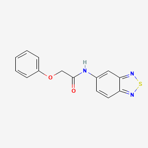 N-(2,1,3-benzothiadiazol-5-yl)-2-phenoxyacetamide