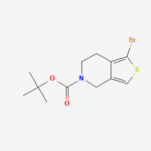molecular formula C12H16BrNO2S B1498208 tert-butyl 1-bromo-6,7-dihydrothieno[3,4-c]pyridine-5(4H)-carboxylate CAS No. 1000577-96-7