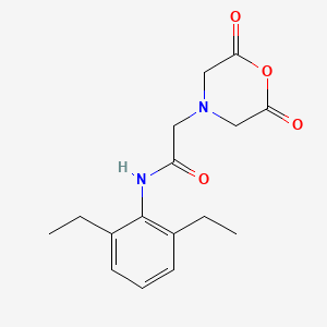 molecular formula C16H20N2O4 B1498216 N-(2,6-diethylphenyl)-2-(2,6-dioxomorpholin-4-yl)acetamide CAS No. 380463-93-4