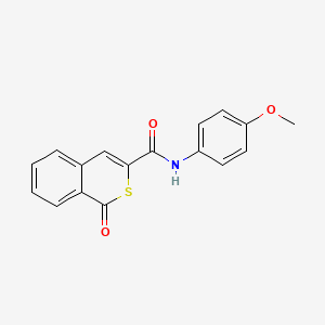 N-(4-methoxyphenyl)-1-oxo-1H-isothiochromene-3-carboxamide