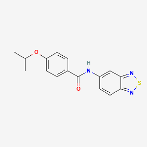 N-(2,1,3-benzothiadiazol-5-yl)-4-(propan-2-yloxy)benzamide