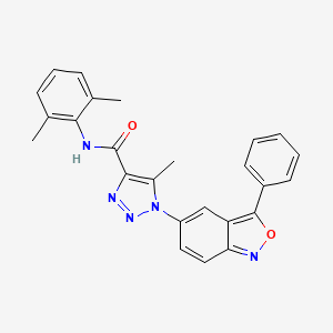 N-(2,6-dimethylphenyl)-5-methyl-1-(3-phenyl-2,1-benzoxazol-5-yl)-1H-1,2,3-triazole-4-carboxamide