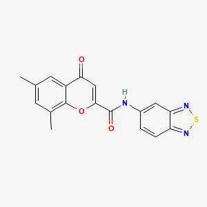 N-(2,1,3-benzothiadiazol-5-yl)-6,8-dimethyl-4-oxo-4H-chromene-2-carboxamide