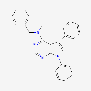 N-benzyl-N-methyl-5,7-diphenyl-7H-pyrrolo[2,3-d]pyrimidin-4-amine