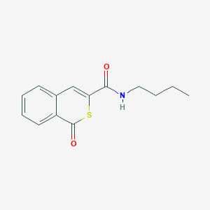 molecular formula C14H15NO2S B14982400 N-butyl-1-oxo-1H-isothiochromene-3-carboxamide 