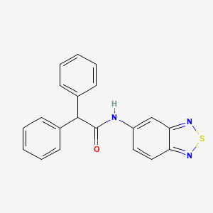 N-(2,1,3-benzothiadiazol-5-yl)-2,2-diphenylacetamide