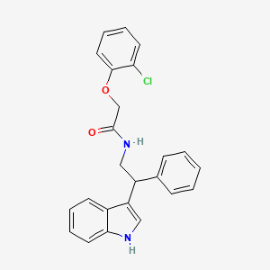 2-(2-chlorophenoxy)-N-[2-(1H-indol-3-yl)-2-phenylethyl]acetamide