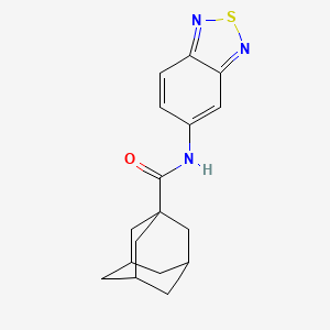 molecular formula C17H19N3OS B14982469 N-(2,1,3-benzothiadiazol-5-yl)adamantane-1-carboxamide 