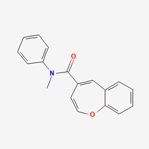 N-methyl-N-phenyl-1-benzoxepine-4-carboxamide