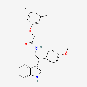 molecular formula C27H28N2O3 B14982503 2-(3,5-dimethylphenoxy)-N-[2-(1H-indol-3-yl)-2-(4-methoxyphenyl)ethyl]acetamide 