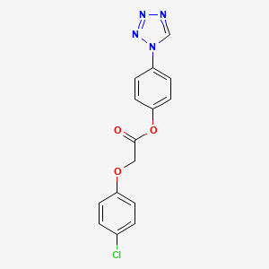 4-(1H-tetrazol-1-yl)phenyl (4-chlorophenoxy)acetate