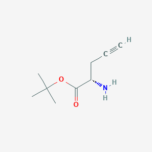Tert-butyl (2S)-2-aminopent-4-ynoate
