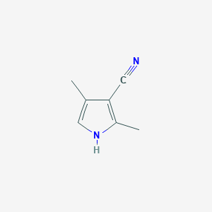 molecular formula C7H8N2 B1498257 2,4-Dimethyl-1H-pyrrole-3-carbonitrile CAS No. 26187-28-0