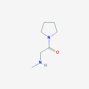 molecular formula C7H15ClN2O B1498259 2-(Methylamino)-1-(pyrrolidin-1-yl)ethanone CAS No. 144685-61-0