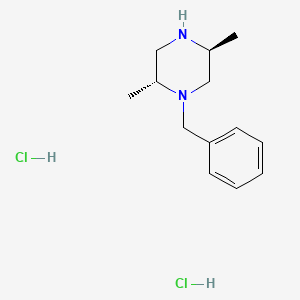 molecular formula C13H22Cl2N2 B1498262 (2R,5S)-1-benzyl-2,5-dimethylpiperazine dihydrochloride CAS No. 198896-00-3