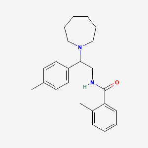 N-[2-(azepan-1-yl)-2-(4-methylphenyl)ethyl]-2-methylbenzamide