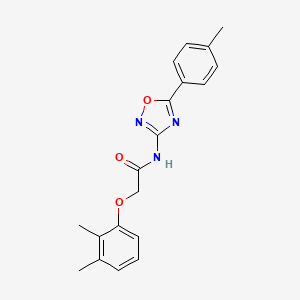 molecular formula C19H19N3O3 B14982688 2-(2,3-dimethylphenoxy)-N-[5-(4-methylphenyl)-1,2,4-oxadiazol-3-yl]acetamide 