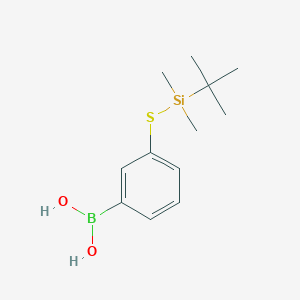 molecular formula C12H21BO2SSi B1498272 3-tBDMSthiophenylboronic acid CAS No. 352530-20-2