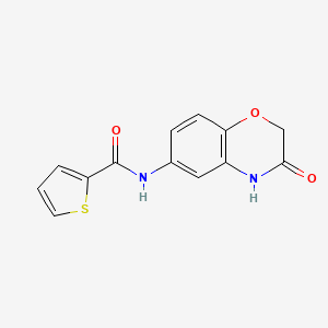 N-(3-oxo-3,4-dihydro-2H-1,4-benzoxazin-6-yl)thiophene-2-carboxamide